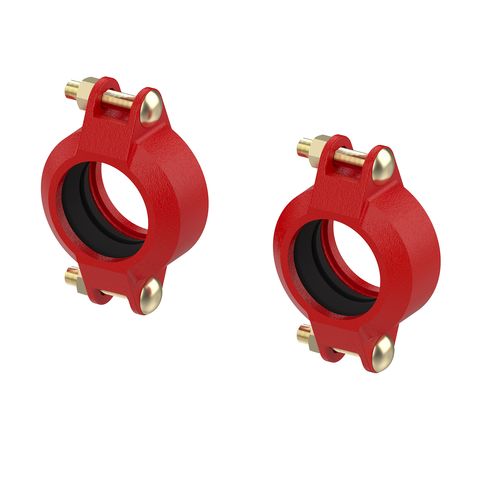 Flamco BigFixLock Kupplung, 1 Paar DN 50 / DN 100, 60,3 x 114,3
