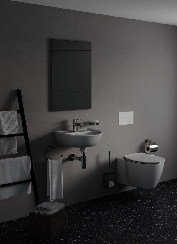 IS Wand-T-WC Connect, AquaBlade, unsichtbare Bef., 365x545x340mm, Weiß