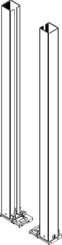 Viega Fußstützenset 8580.48 in 700mm