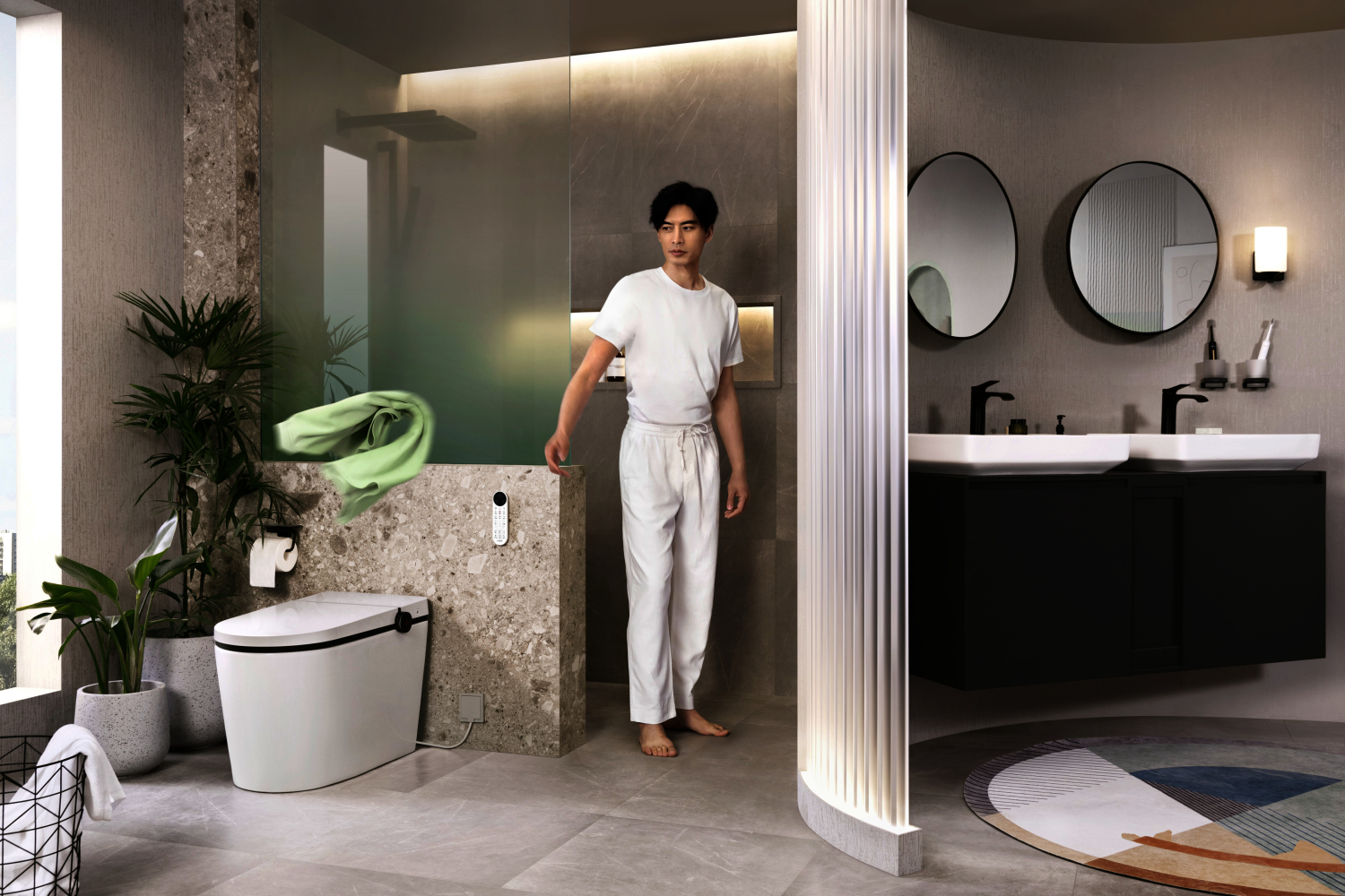 Hansgrohe Waschtischmischer 110 Vivenis CoolStart mit Zugstangen-Ablaufg.MSW