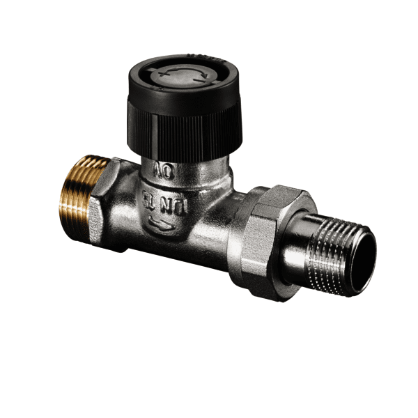 OVENTROP-Thermostatventil "A" DN15, G 3/4 AG x R 1/2 AG, Durchgang