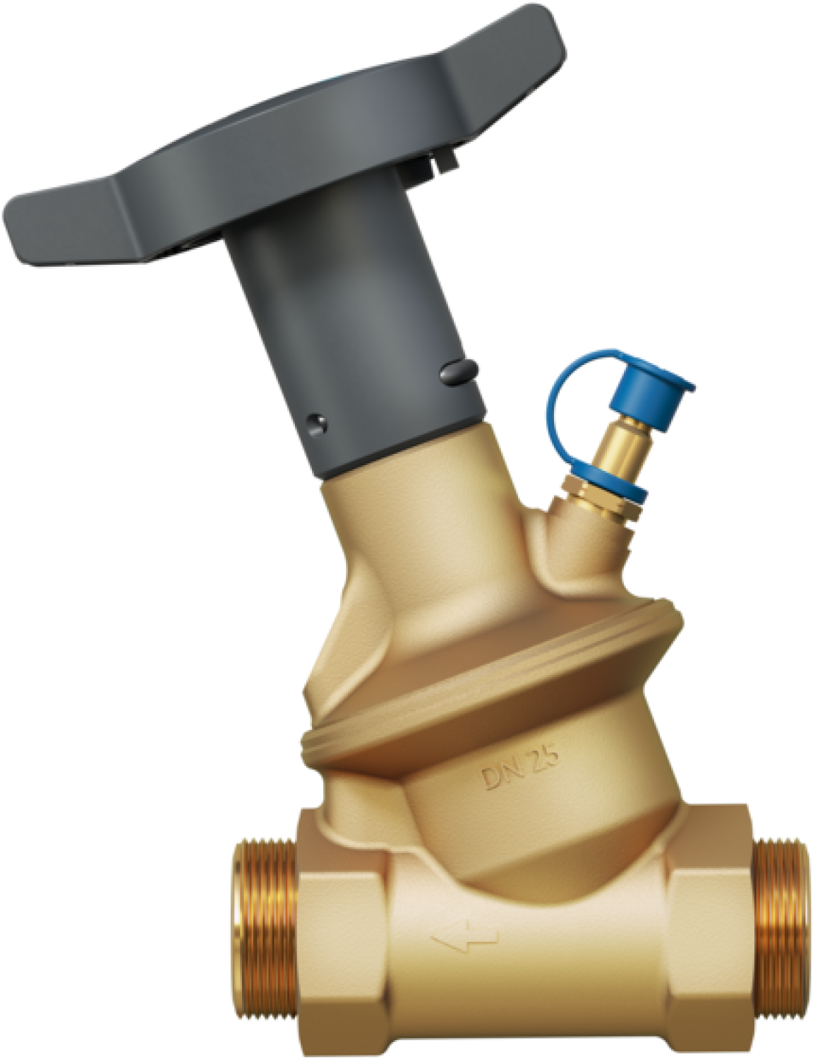 Oventrop-DP-Regler HydroControl D PN16 DN25, G1 1/4 AG, EZB, 5-30kPa