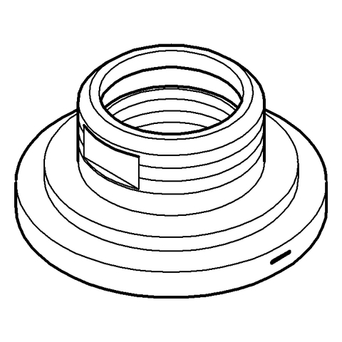 GROHE Rosette 45630 für Atrio 3-Loch-WT/3-Loch Bidetbatterie chrom