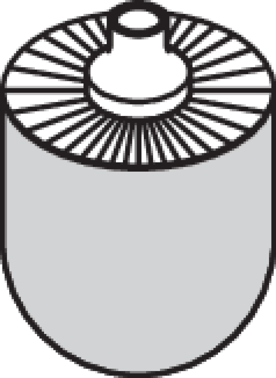 HEWI WC-Bürstenkopf, 25 Stück,f.Systeme 100, 800, 800 K, 805, 815