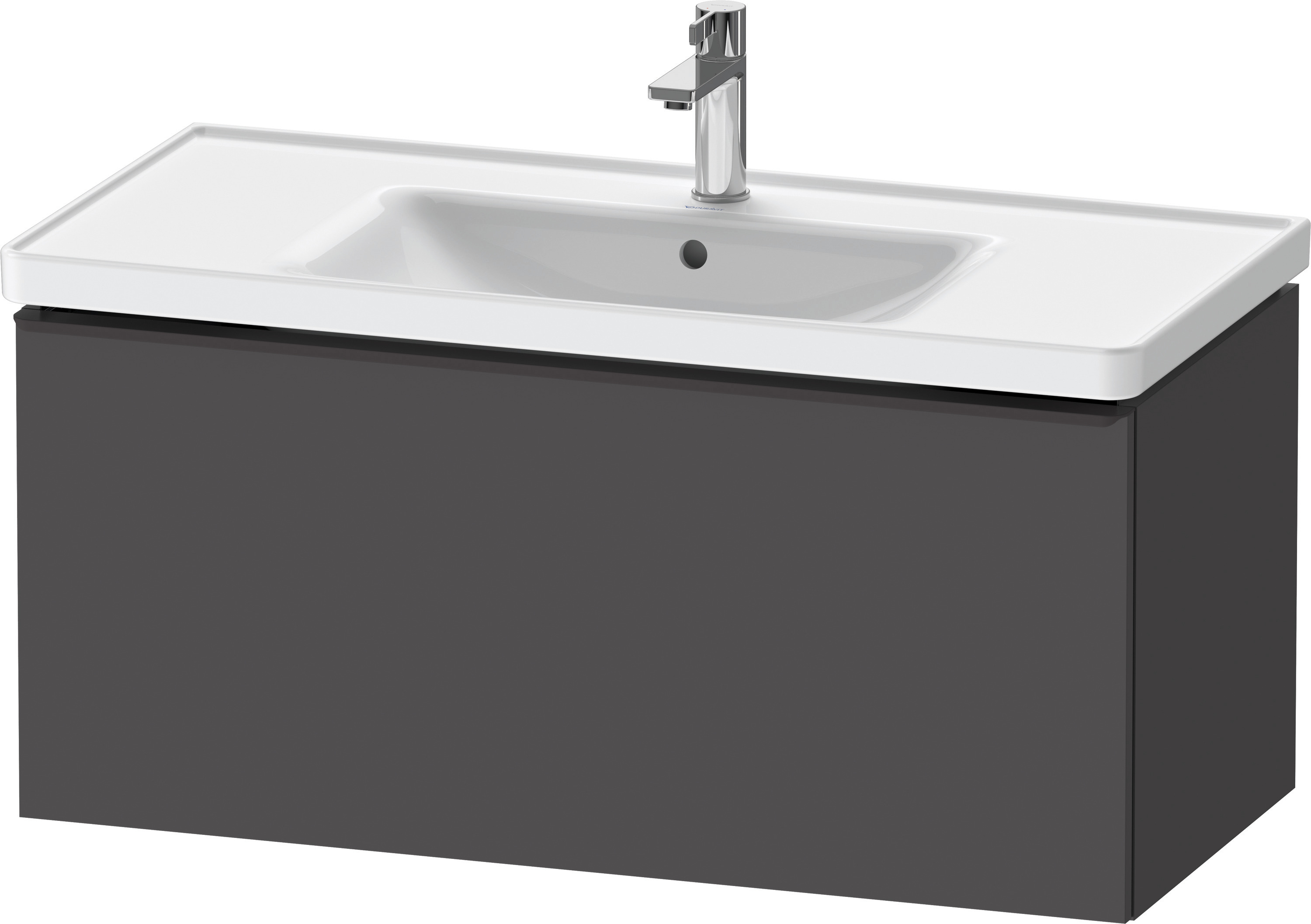 Duravit D-Neo WTU,Wdh,Ausz:1,Gr:Diamant Schw. 984x452x440mm,Graphit Matt, Dekor