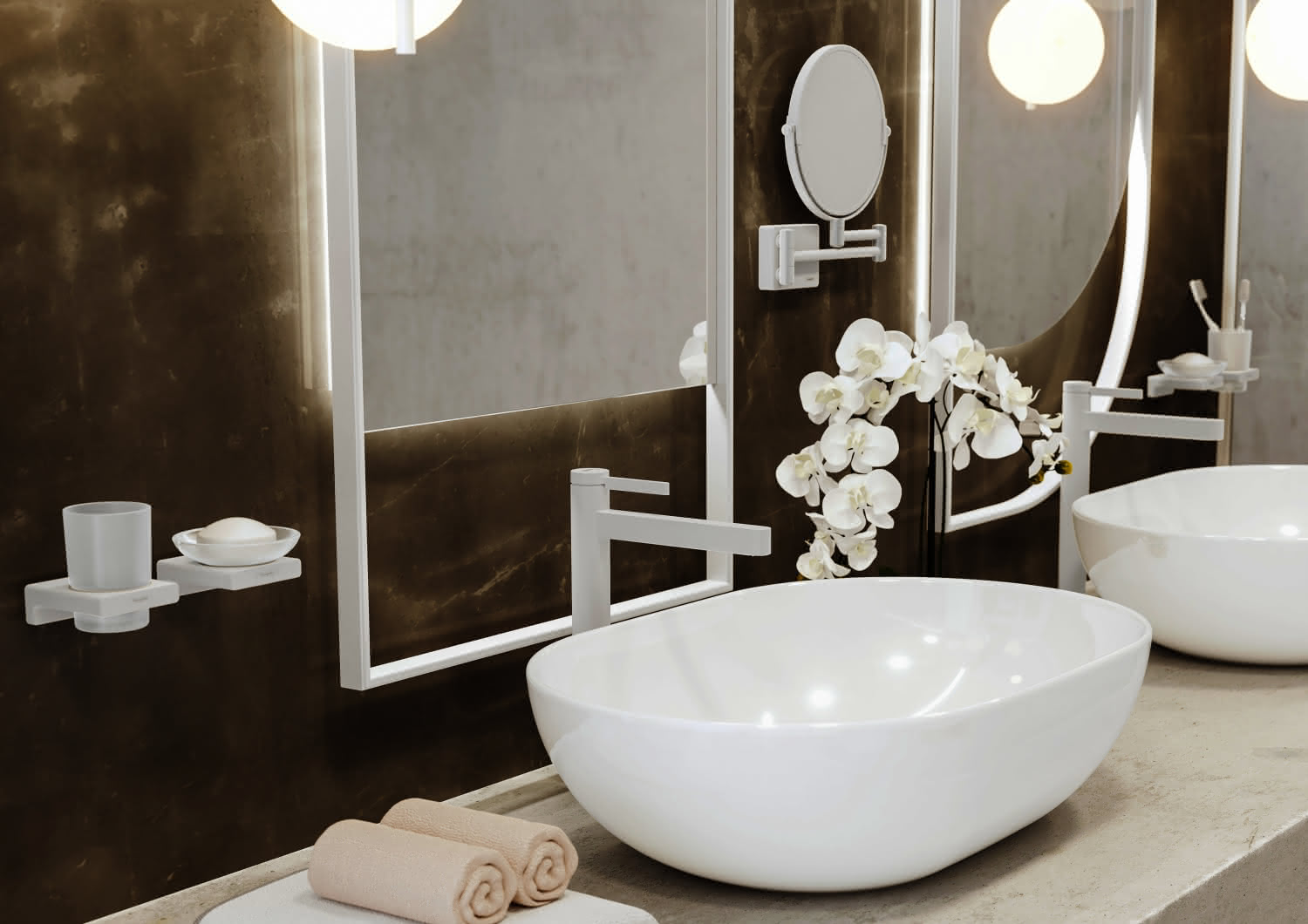 Hansgrohe Waschtischmischer 260 Finoris Highriser mattweiss