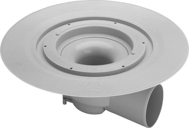 Viega Advantix Bodenablauf Grundkörper 100 mm (DN100) Kunststoff grau 4955.25