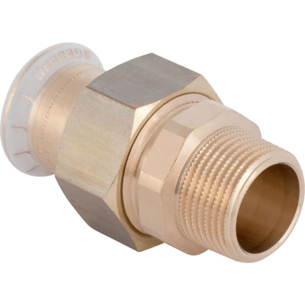 Geberit Mapress Kupfer Übergangsverschraubung mit AG Rg d15-R3/4 Geberit Mapress Kupfer Übergangsverschraubung mit AG Rg d15-R3/4