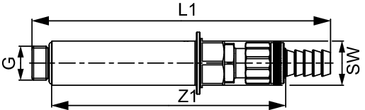 TECE Seal System Baustopfen 1/2" mit Füll- und Entleerhahn inkl. Dichthülse