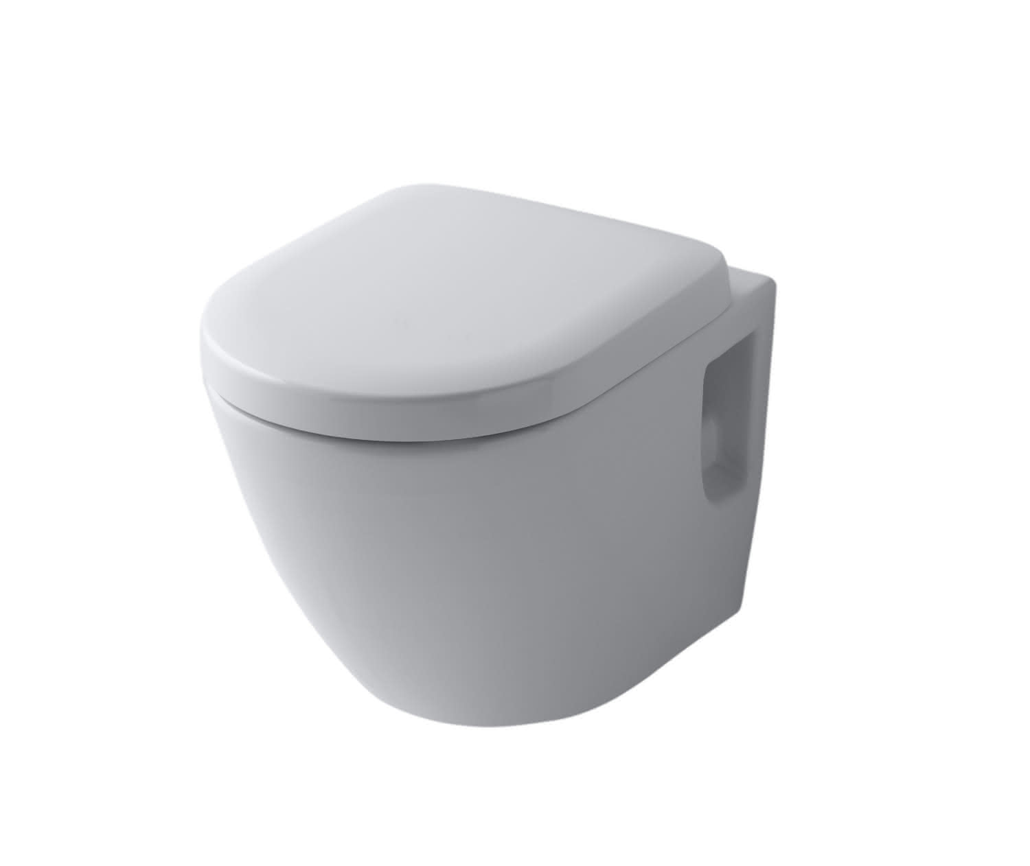 TOTO Wand-Tiefspül-WC NC randlos CW762Y mit Tornado-Flush-Spülung, weiß