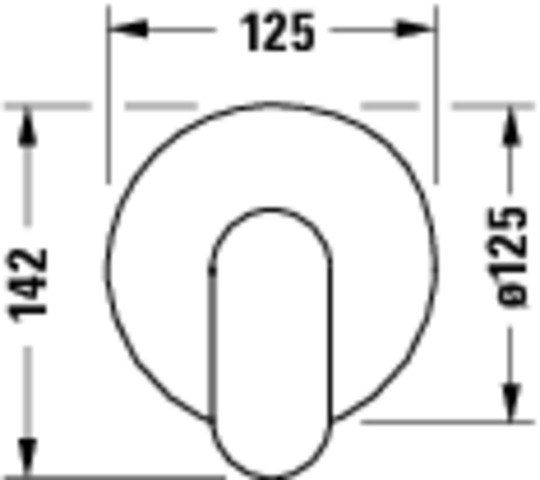 Duravit Wave Einhebelmischer UP-Set Rostte Rund,Verbr. 1, Bronze Gebürstet