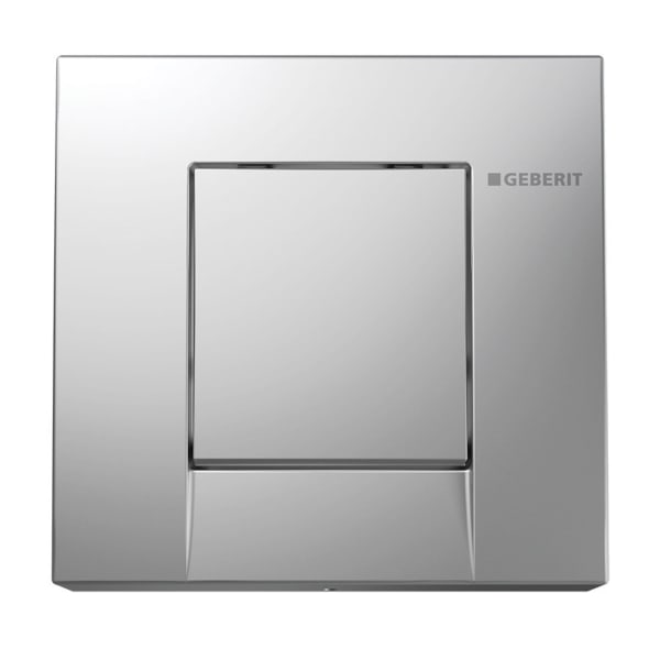 Geberit Bolero BetPl. für UR-Strg. mit pneumatischer Sp-Ausl, mattverchromt