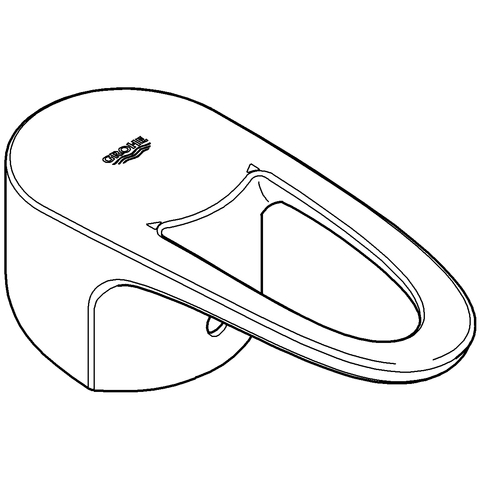 GROHE Hebel 46569 für Europlus chrom