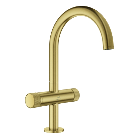 GROHE WT-Einlochbatt. Atrio Private C. 21138 L-Size Knopfbetät. cool sunrise gb