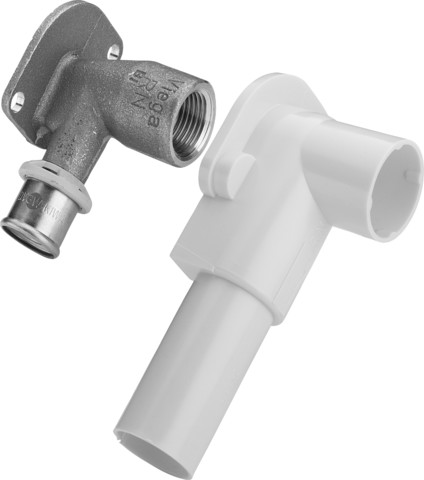 Viega Wandscheibe mit SC Sanfix P 2125.3 in 16mm x Rp1/2 Rotguss