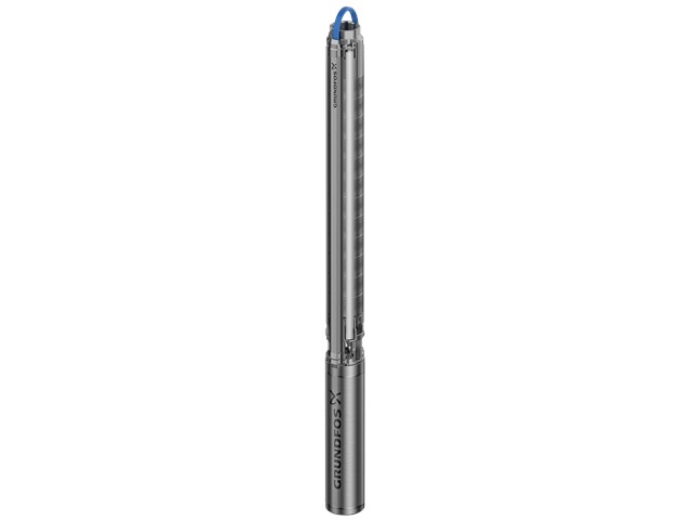 Grundfos Unterwasserpumpe SP9-5, 3x400V 1,1kW 15 bar, Volumenstrom 9m3/h, Einschaltart DOL, mit Stecker