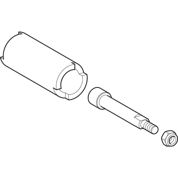 Geberit Verlängerungsset zu Kugelhahn d22-35