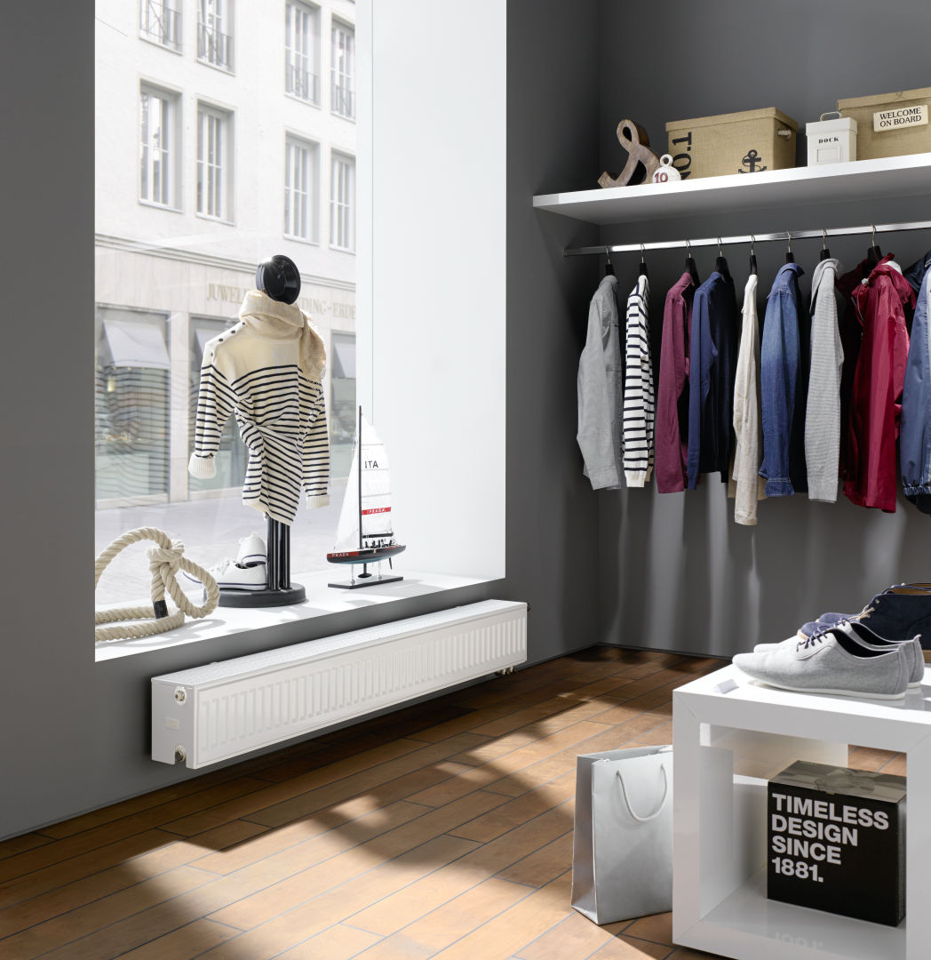 Kermi Profil-V Hyg T10 900x61x2000 QN1744, RAL9016, 10bar, Vent.li,o.Abd,BK