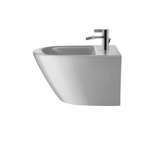 DU Wandbidet D-Neo, 540mm, Weiß mit ÜL, mit HLB, 1 HL,Durafix inkl.