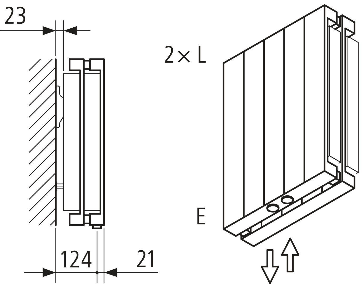 Kermi Heizwand HVN Typ22 BH1000x122x840 QN2040, RAL9016, 6 bar, ANB12