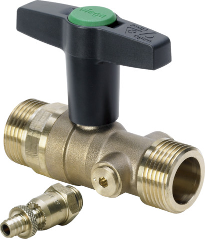 Viega Kugelhahn Easytop 2275.6 in G1 Siliziumbronze