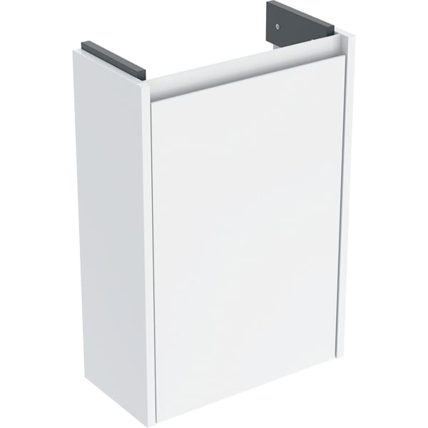 Geberit Renova Compact US für HWB, mit 1 Tür 41,2x60,5x20,1cm, weiß/l. seidenglanz