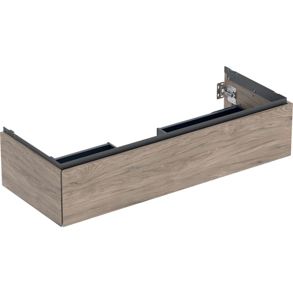 Geberit ONE Unterschrank für WT/-Platte 1 Schubl., 118.4x26,6x47cm,Nussb.hickory