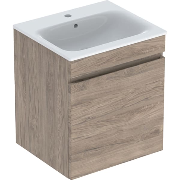 Geberit Renova Plan Set MWT m. US ,1 Schubl. 55x62,2x48cm, Nussbaum hickory Geberit Renova Plan Set MWT m. US ,1 Schubl. 55x62,2x48cm, Nussbaum hickory