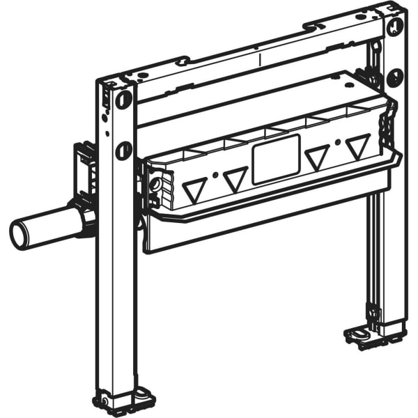 Geberit Duofix Element f. Dusche, 50cm mit CleanWall Wandablauf, H: 65-90mm