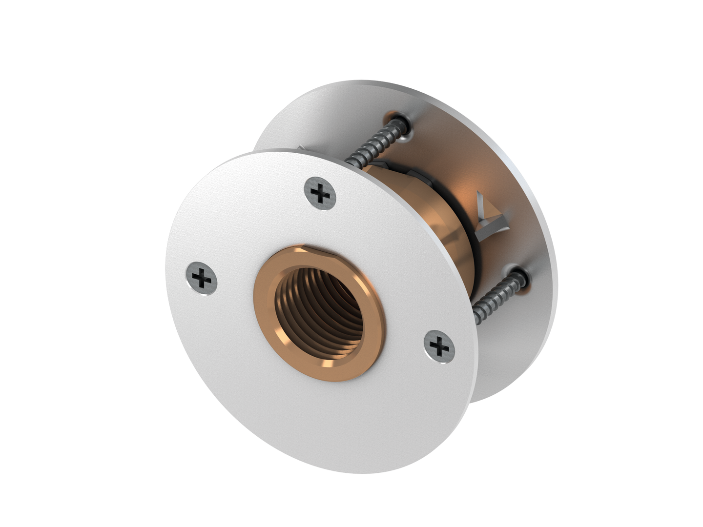 TECElogo-Push Universal-Wanddurchführung Dim. 16 x Rp 1/2", Rotguss/Si-Bronze