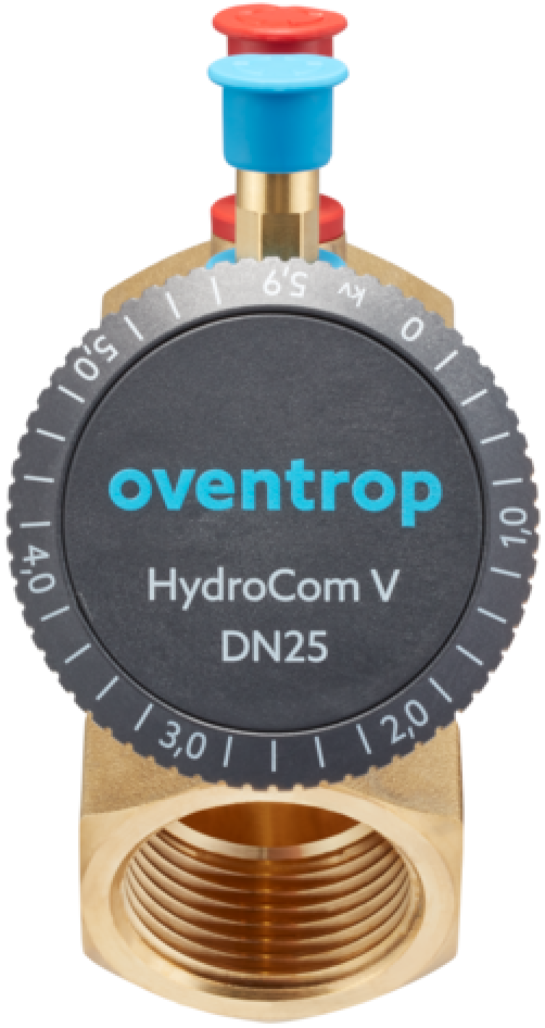 Strangregulierventil HydroCom V PN16 DN25, Rp1 IG, HydroPort, EZB