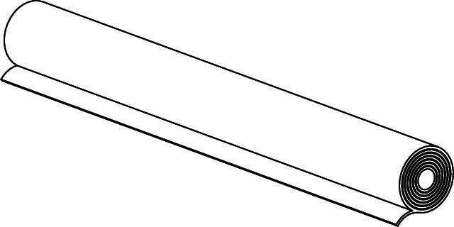KR Kermi Schallschutzmatte SE4 120120 L 1200 x B 1200 x H 5 mm