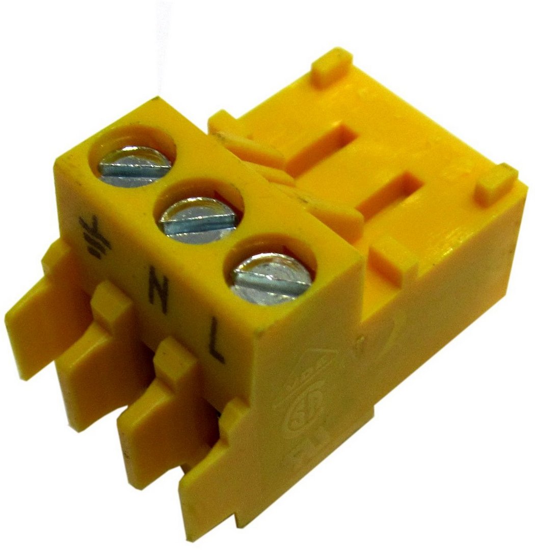 BOSCH Ersatzteil TTNR: 7747026994 Anschlussklemme 3-pol gelb everp BOSCH Ersatzteil TTNR: 7747026994 Anschlussklemme 3-pol gelb everp