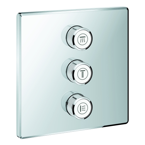 GROHE 3-fach UP-Ventil Grohtherm Smart Control 29127 eckig FMS chrom