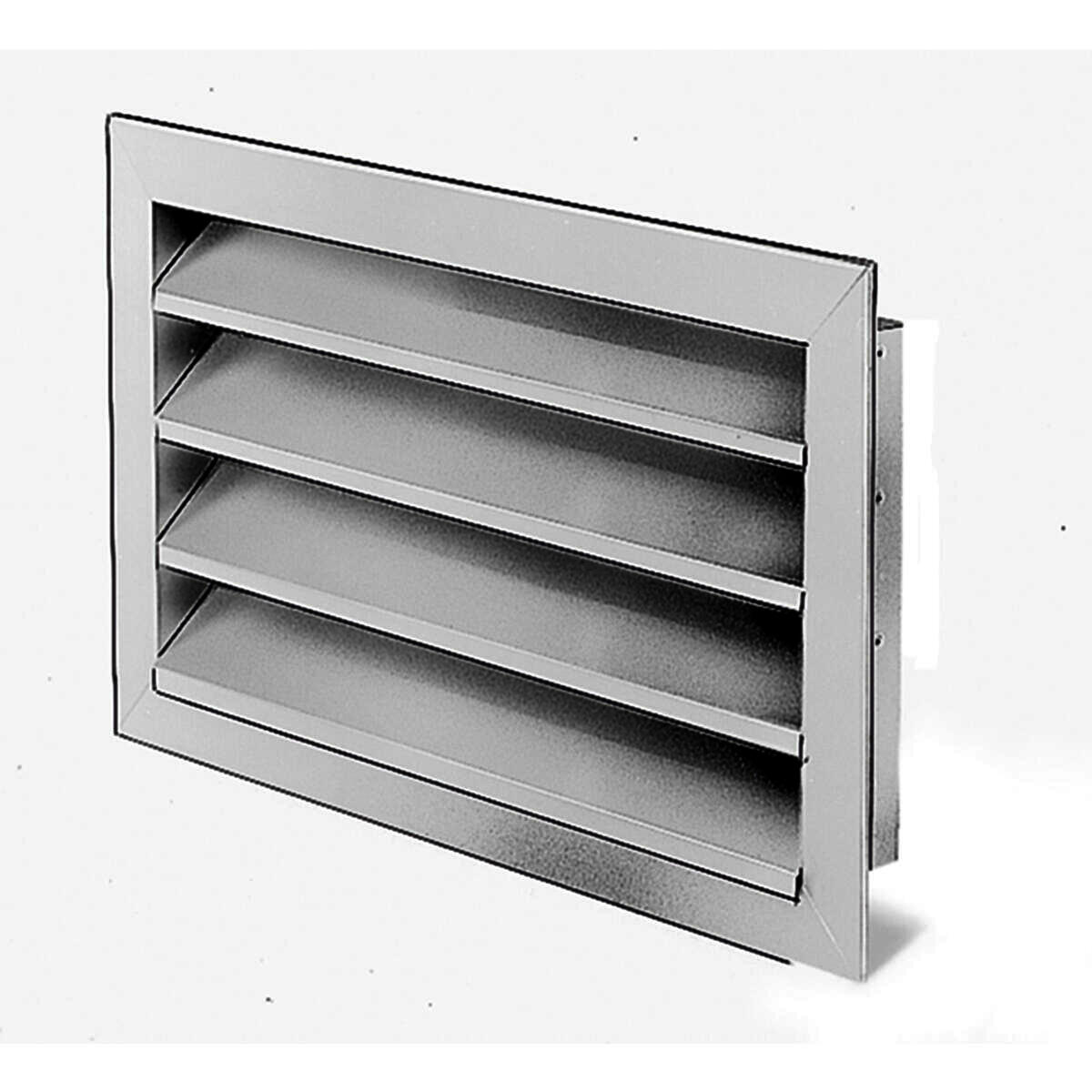 Helios WSG 50/25 Wetterschutzgitter rechteckig Aluminium eloxiert