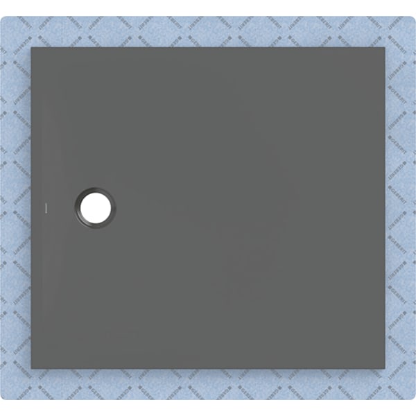 Geberit CleanFloor30 Duschfläche 110 x 100 cm integriert, mit Dichtvlies, graphit matt
