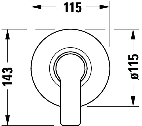 DU D-Code 2.0 Einh.-Brausemischer UP Set Keramikmischsystem, Chrom HG