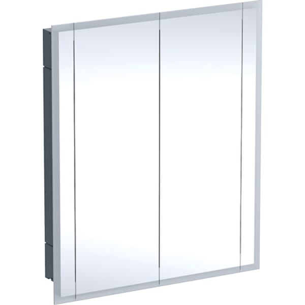 Geberit ONE Spiegelschrank mit Beleuchtung zwei Türen, 85x100x16cm