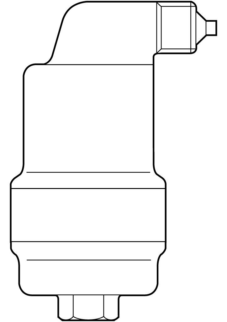 Spirotech Großentlüfter SpiroTop (Hoher Druck) 1/2" IG, 25 bar, 150 Grad, Schwimmer:TPX