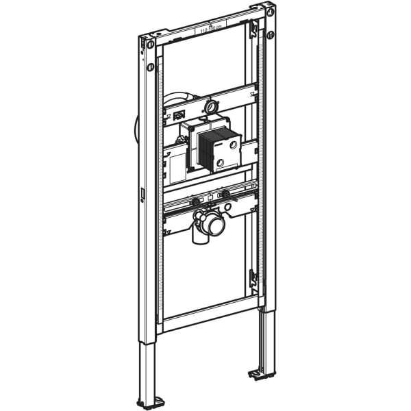 Geberit Duofix Element f. Urinal, 112-130 cm universell, für verdeckte Urinal-Strg.