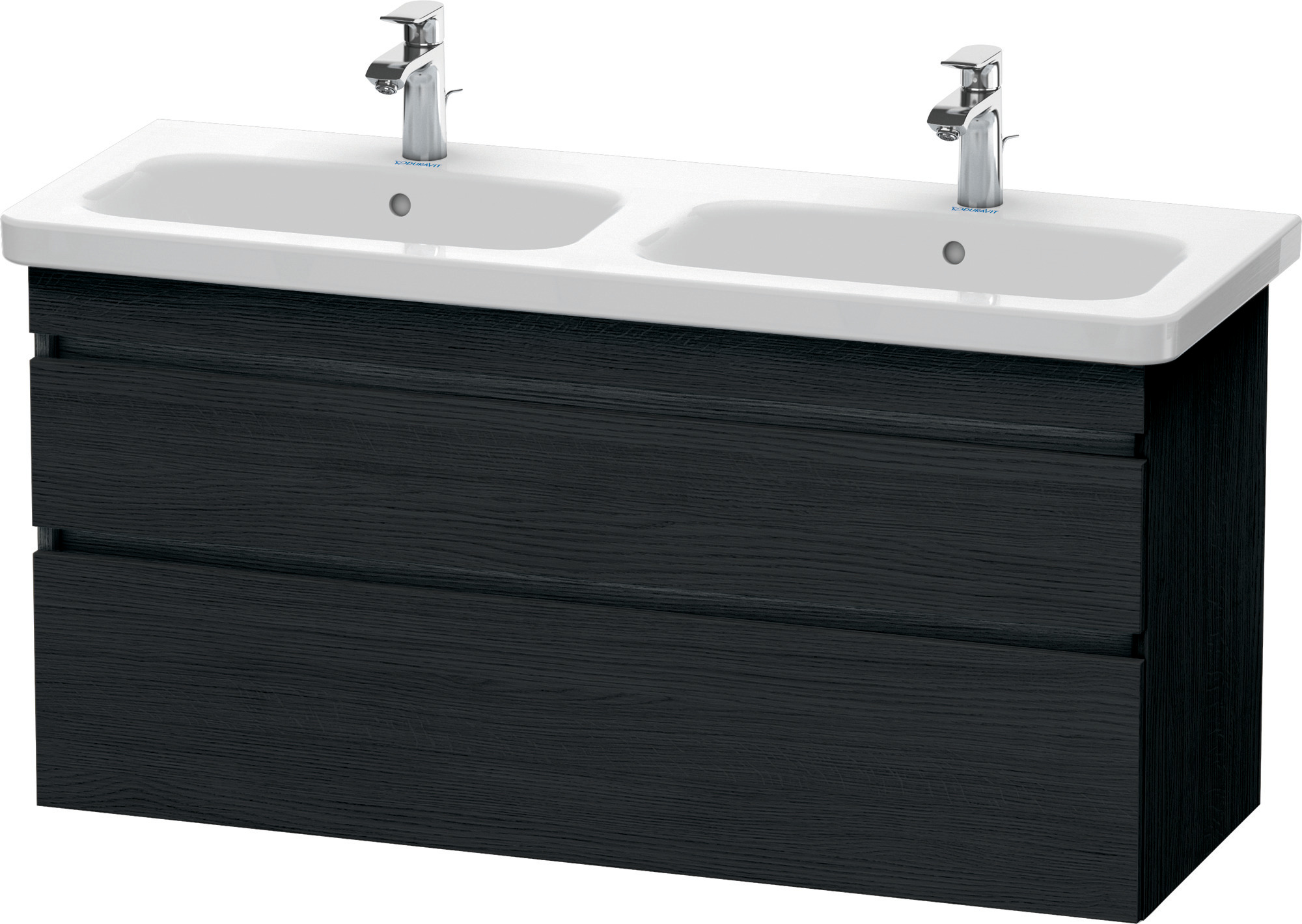Duravit WTU wandh. DuraStyle 448x1230x610mm 2SchKa,233813, Eiche Schwarz