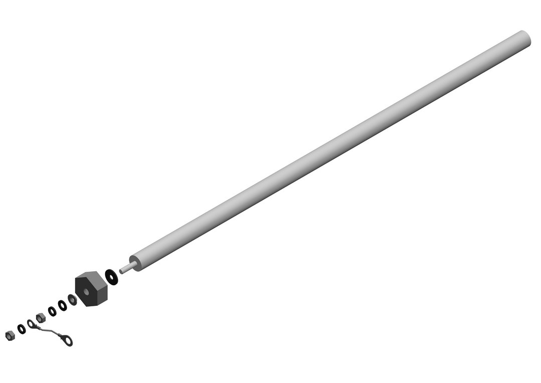 BOSCH Ersatzteil TTNR: 87185715650 Anode 800mm everp