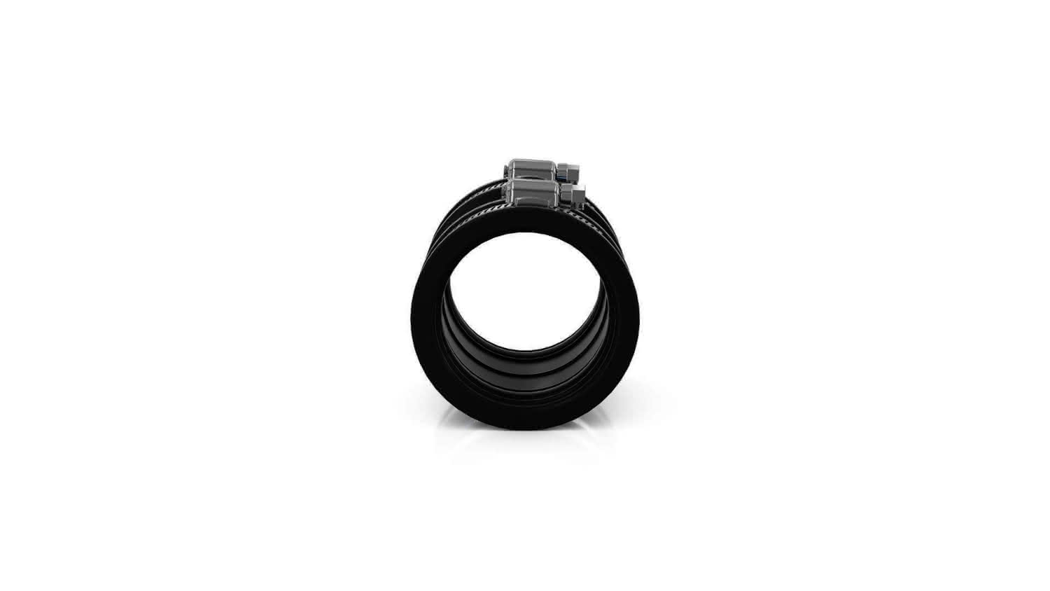 CR Schlauchadapter Typ 1 CDC 065 (50-65mm), bis 0,6 bar, EPDM / V2A CR Schlauchadapter Typ 1 CDC 065 (50-65mm), bis 0,6 bar, EPDM / V2A