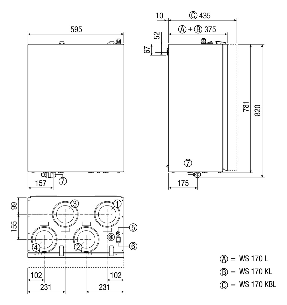 Vaillant Rosette Vaillant-Nr. 950088