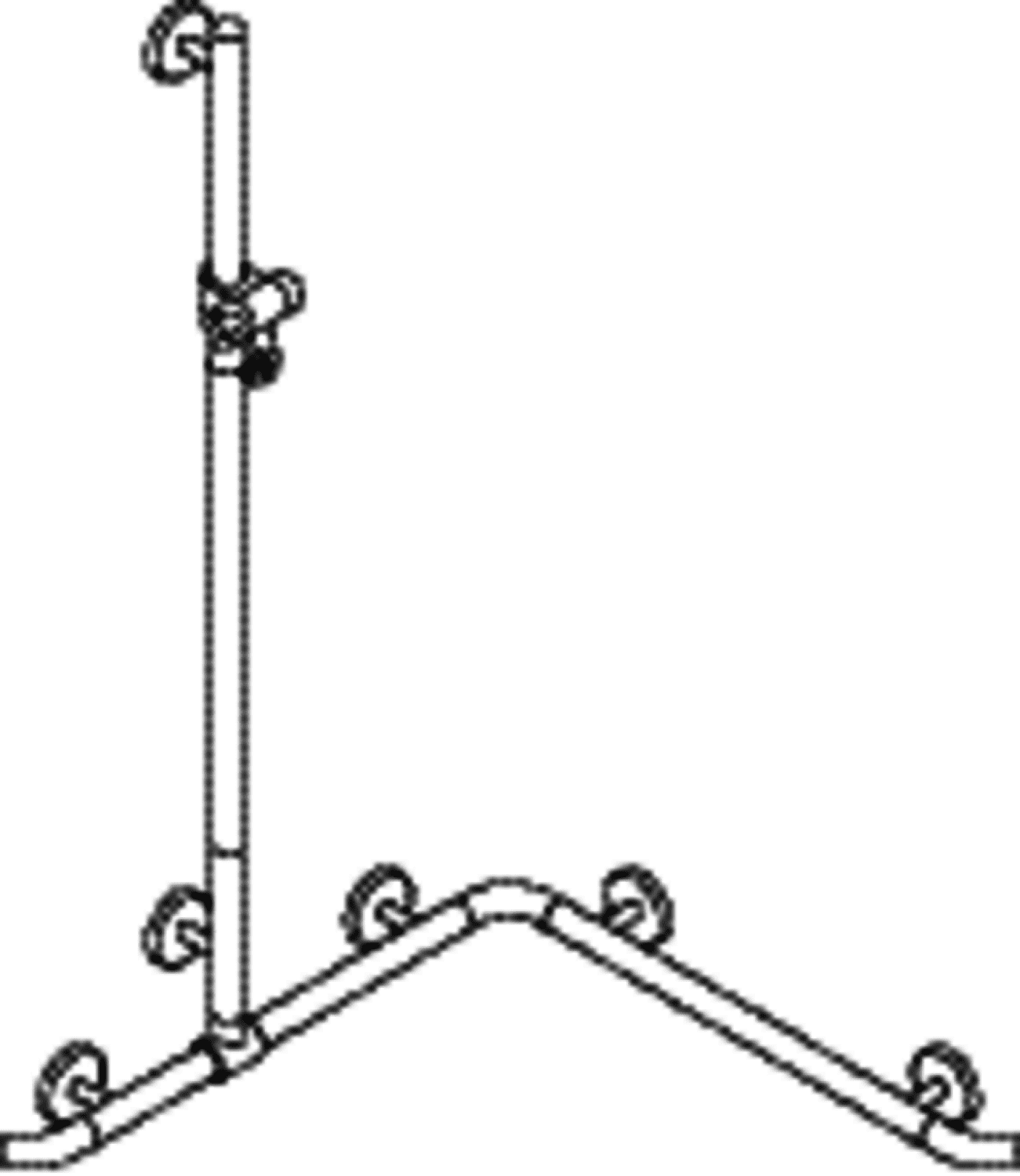 HEWI DUHA m.Br.H.St., AM1:1250 W1/2:762, Br.H. in 98, Kst., chromoptisch besch.