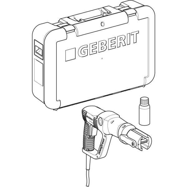 Geberit EFP 203 Pressgerät im Koffer 230 V / 50-60 Hz, Komp. 2 Mapress/Mepla