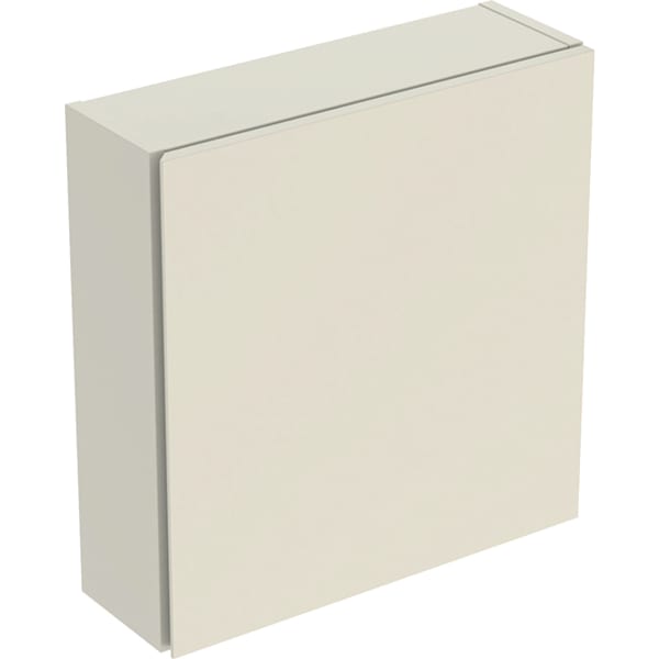 Geberit Hängeschrank quadratisch, 1 Tür 45x46,7x15cm, sandgrau matt