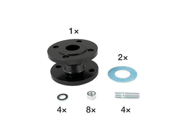 BIRAL Zubehör HLKKS Zwischenstück DN40, 90mm, PN16