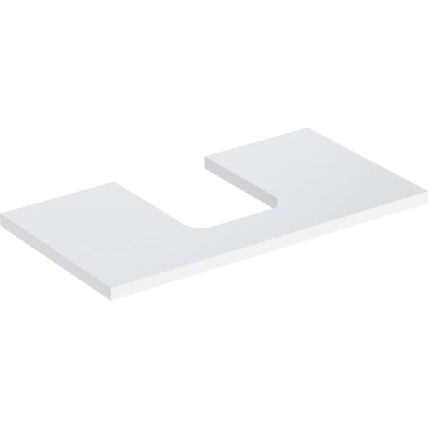 Geberit ONE WT-Pl. Aus mi. f. AWT Schalenform 90x3x47cm, weiß hgl.