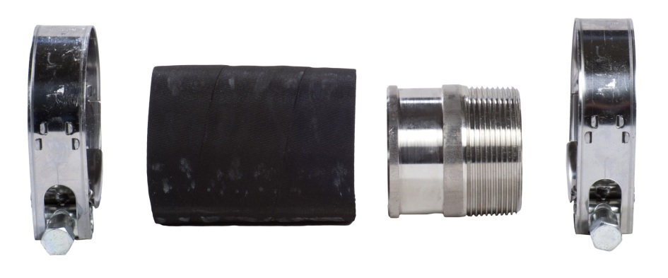 KSB Schlauchverbindung DN 50 Schlauch,2 Schlauchschellen,Doppelnippel